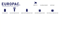 Tablet Screenshot of europac.ch