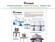 Tablet Screenshot of europac.com.tw